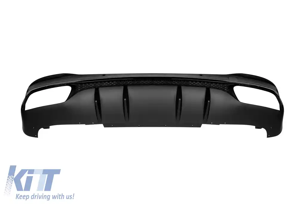 Difuzor Bara Spate cu Ornamente Evacuare Crom compatibil cu Mercedes GLE W167 SUV (2019-Up) GLE53 Design-image-6328307