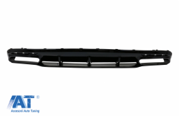 Difuzor Bara Spate cu Ornamente evacuare Negre compatibil cu Mercedes S-Class C217 Coupe (2014-2020) S63 Facelift Design-image-6073345