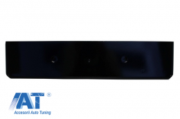 Difuzor Bara Spate cu Ornamente Evacuare si Stopuri LED compatibil cu AUDI A4 B8 Pre Facelift Avant (2007-2011) cu Grila Centrala RS Design Negru Lucios-image-6046381