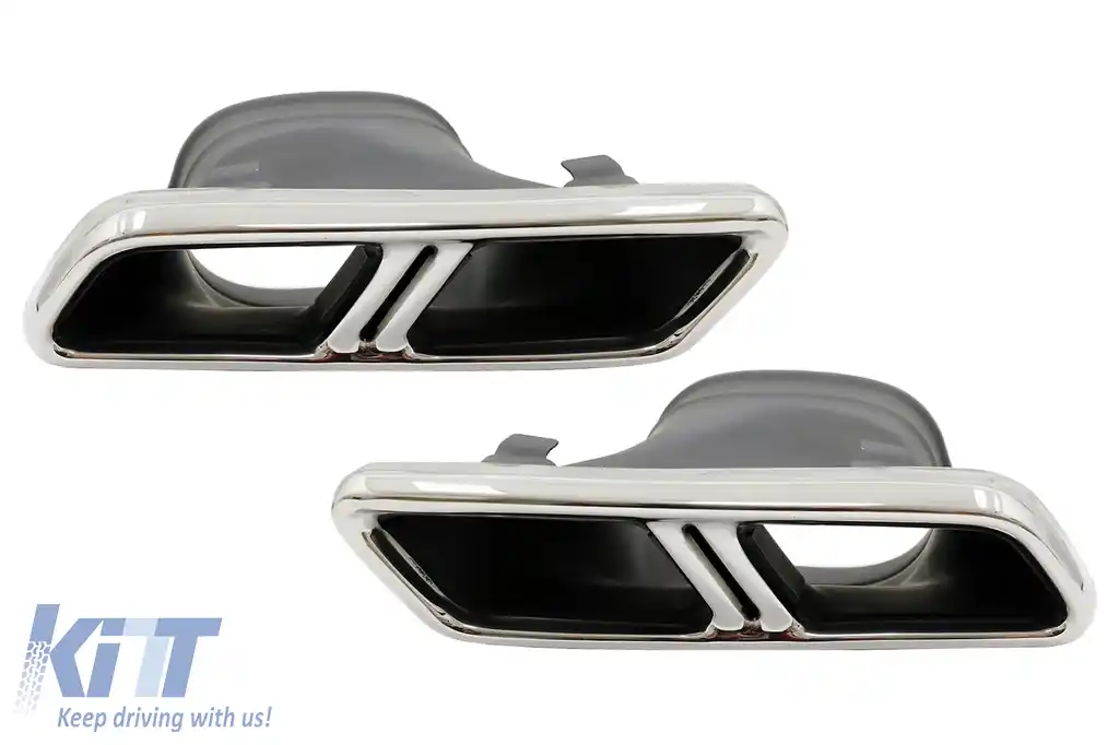 Difuzor Bara Spate cu Ornamente evacuare compatibil cu Mercedes E-Class W213 (2016-2019) E63S Design-image-6063658