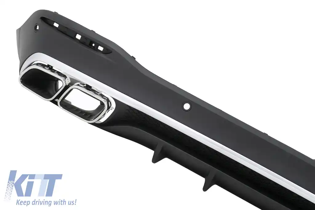 Difuzor Bara Spate cu Ornamente Evacuare compatibil cu Mercedes GLS Class X167 (2019-up) GLS63 Design-image-6112901