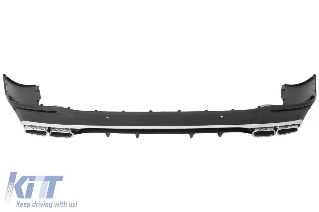Difuzor Bara Spate cu Ornamente Evacuare compatibil cu Mercedes GLS Class X167 (2019-up) GLS63 Design-image-6112903