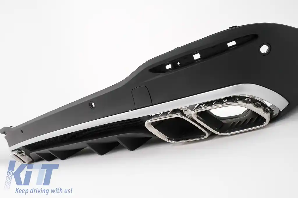 Difuzor Bara Spate cu Ornamente Evacuare compatibil cu Mercedes GLS Class X167 (2019-up) GLS63 Design-image-6112904