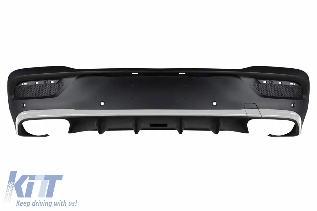 Difuzor Bara Spate cu Ornamente Evacuare compatibil cu Mercedes GLE C167 Coupe Sport Line (2019-Up) GLE63 Design-image-6128154