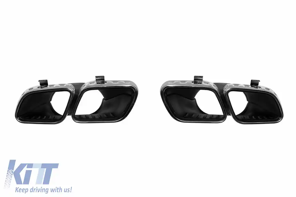 Difuzor Bara Spate cu Ornamente Evacuare compatibil cu Mercedes GLE C167 Coupe Sport Line (2019-Up) GLE63 Design-image-6128156