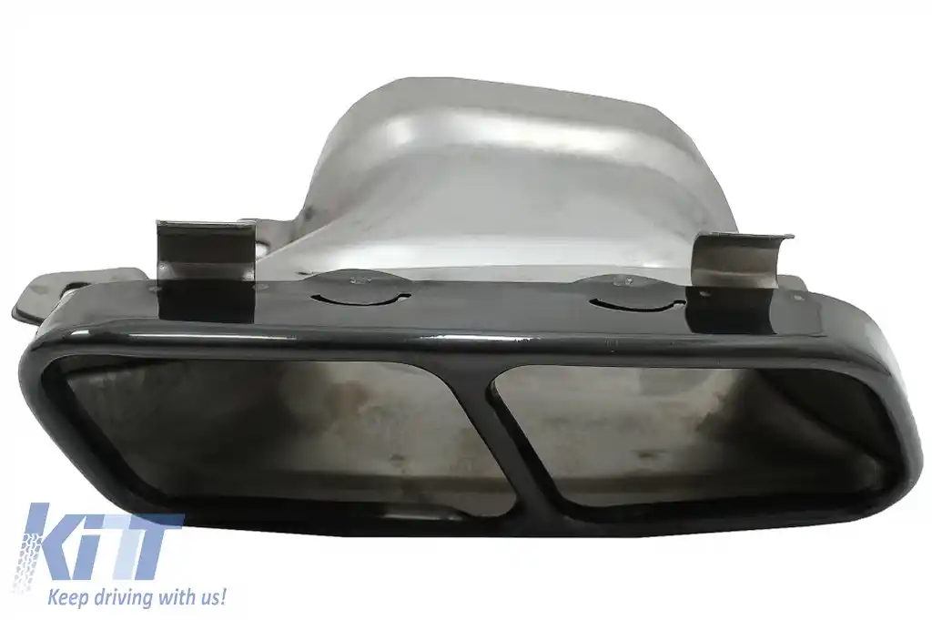 Difuzor Bara Spate cu Ornamente Evacuare compatibil cu Mercedes A-Class W176 (2013-2018) A45 Facelift Design-image-6255728