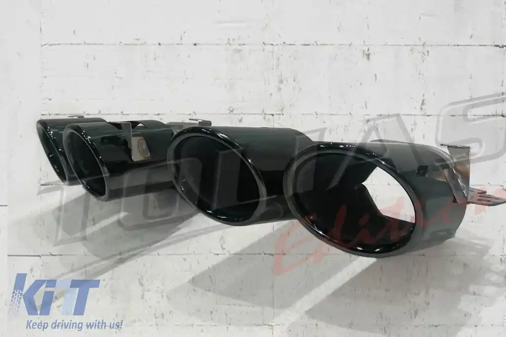 Difuzor Bara Spate cu Ornamente Evacuare compatibil cu Mercedes CLA X118 Shooting Brake C118 Coupe Sport Line (2019-06.2025) CLA45S Design-image-6325978