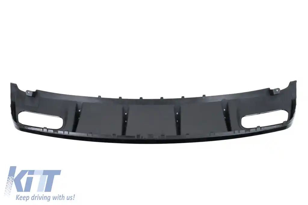 Difuzor Bara Spate cu Ornamente pentru sistemul de evacuare compatibil cu Mercedes W176 A-Class (2013-2018) A45 Facelift Design Look-image-6047428