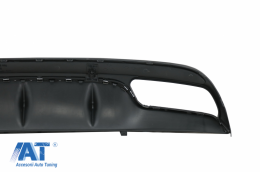 Difuzor Bara Spate cu Ornamente tobe compatibil cu Mercedes C-Class W205 S205 (2014-2020) C63 Design doar pentru Sport Package-image-6044544
