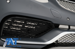 Difuzor Bara Spate Cu Ornamente Tobe Negre compatibil cu Mercedes W212 E-Class Facelift (2013-2016) pentru Bara Spate Standard-image-6057695
