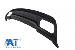 Difuzor Bara Spate cu Prelungiri Bara Fata si Eleron Portbagaj compatibil cu MERCEDES Benz A-Class W176 (2015-2018) Black-image-6058625