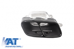 Difuzor Bara Spate cu Set Stickere compatibil cu Mercedes W176 A-Class (2012+) Sport Pack-image-6045295