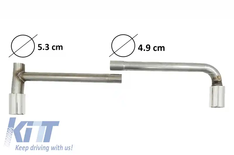 Difuzor Bara Spate cu Sistem Evacuare si Grile Centrale Duble compatibil cu BMW X1 SUV F48 (06.2015-2019) M Sport Look-image-6079945