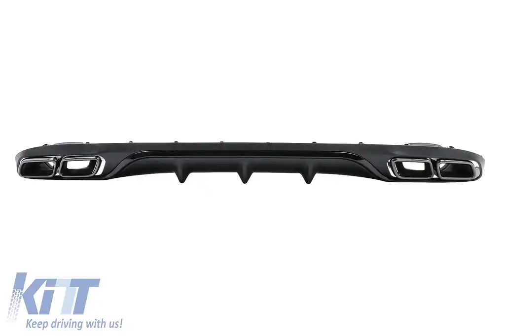Difuzor Bara Spate cu Tobe Ornament compatibil cu Mercedes E-Class W213 S213 Standard (2016-2020) E63 Design