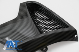 Difuzor Bara Spate Evacuare Dubla compatibil cu BMW Seria 4 F32 F33 F36 (2013-2019) M Performance Design Carbon Film Coating-image-6063754