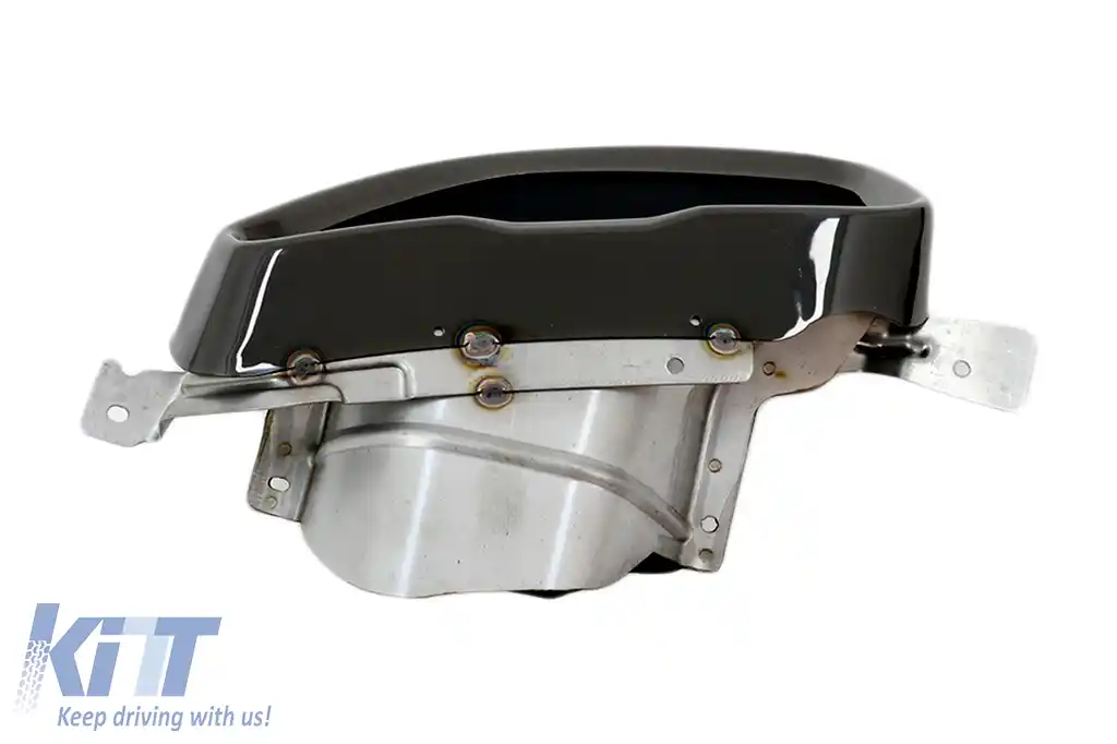 Difuzor Bara Spate Evacuare Dubla si Tobe Ornament compatibil cu BMW Seria 3 G20 G28 Sedan G21 Touring (2019-up) M340i M Look Carbon-image-6094349