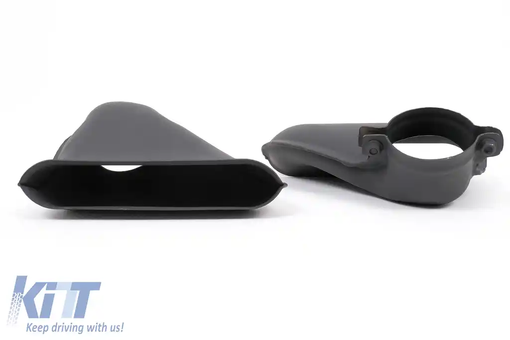 Difuzor Bara Spate si Ornamente Evacuare compatibil cu Audi A6 C8 4K Avant Sedan (2018-2022) S6 Design-image-6126564