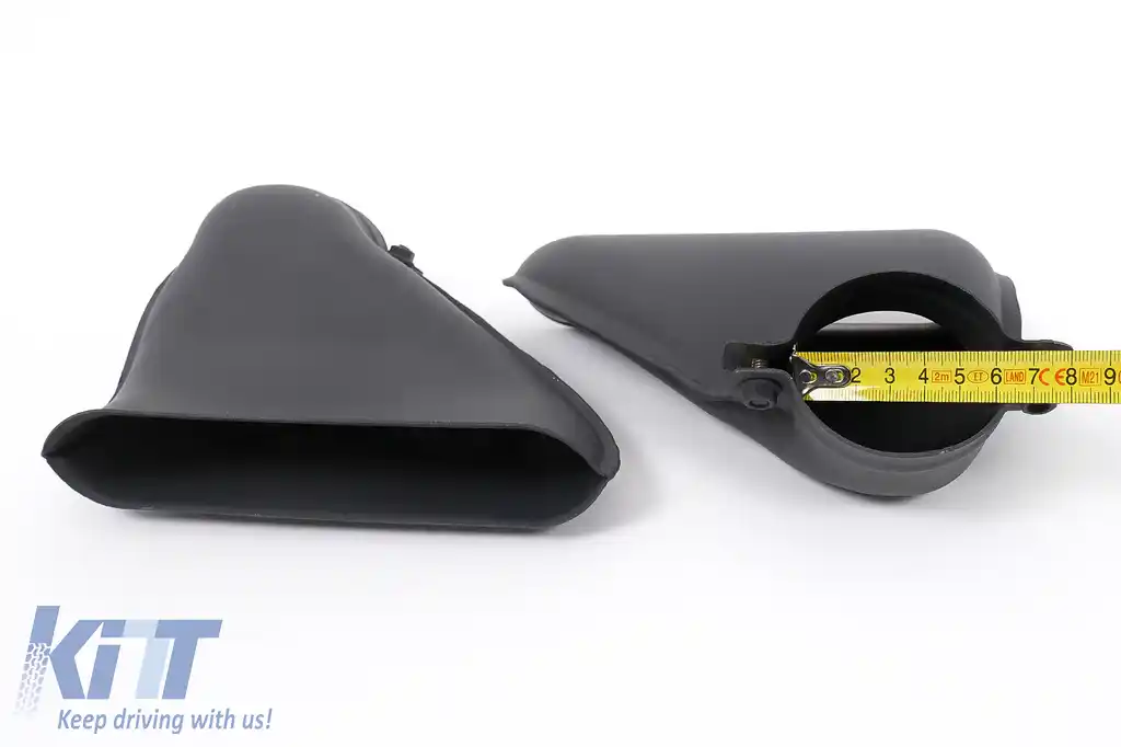 Difuzor Bara Spate si Ornamente Evacuare compatibil cu Audi A6 C8 4K Avant Sedan (2018-2022) S6 Design-image-6126565