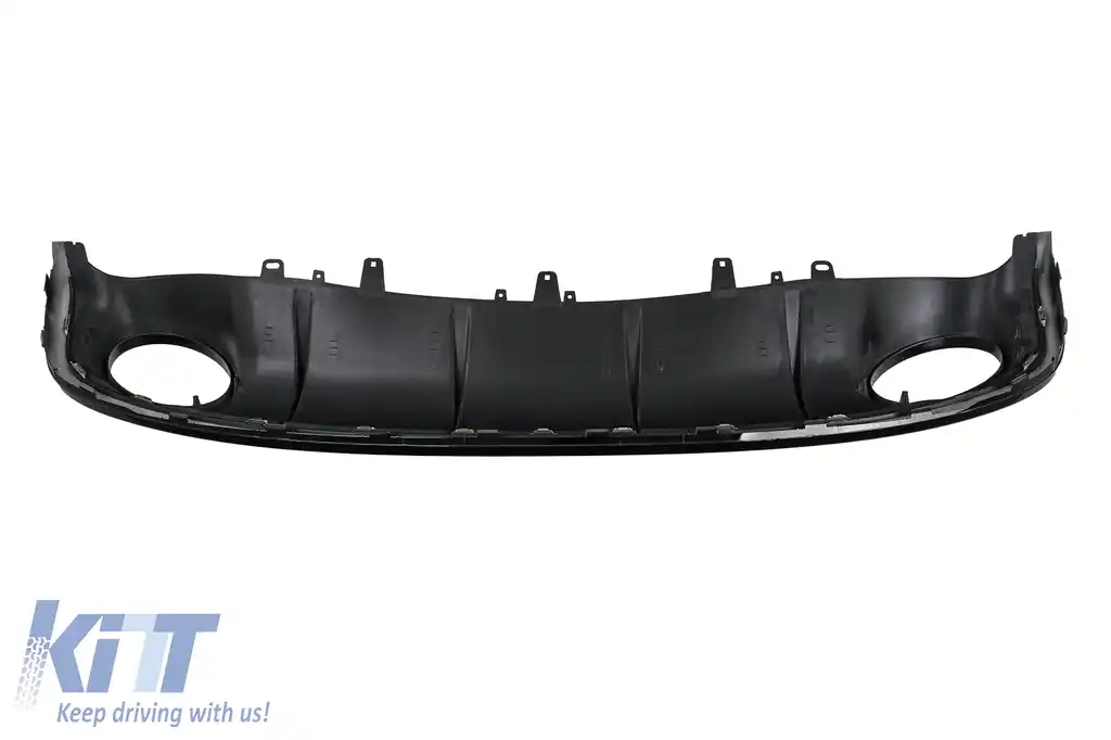 Difuzor Bara Spate si Ornamente Evacuare compatibil cu Audi A7 4G Facelift (2015+) RS7 Design doar pentru S7 S-line-image-6276080