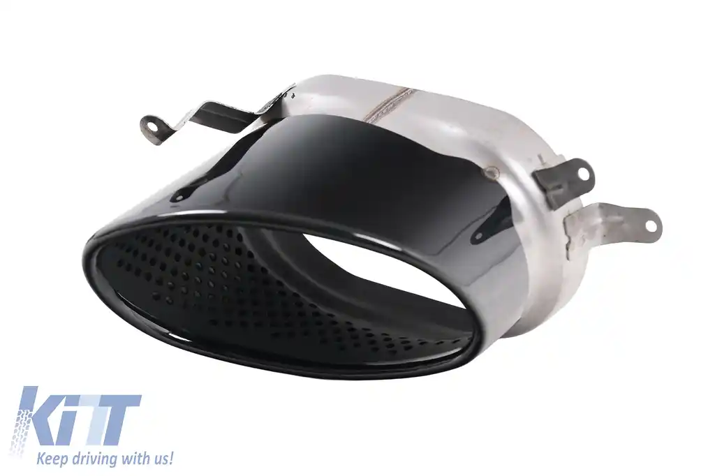 Difuzor Bara Spate si Ornamente Evacuare compatibil cu Audi A7 4G Facelift (2015+) RS7 Design doar pentru S7 S-line-image-6276082