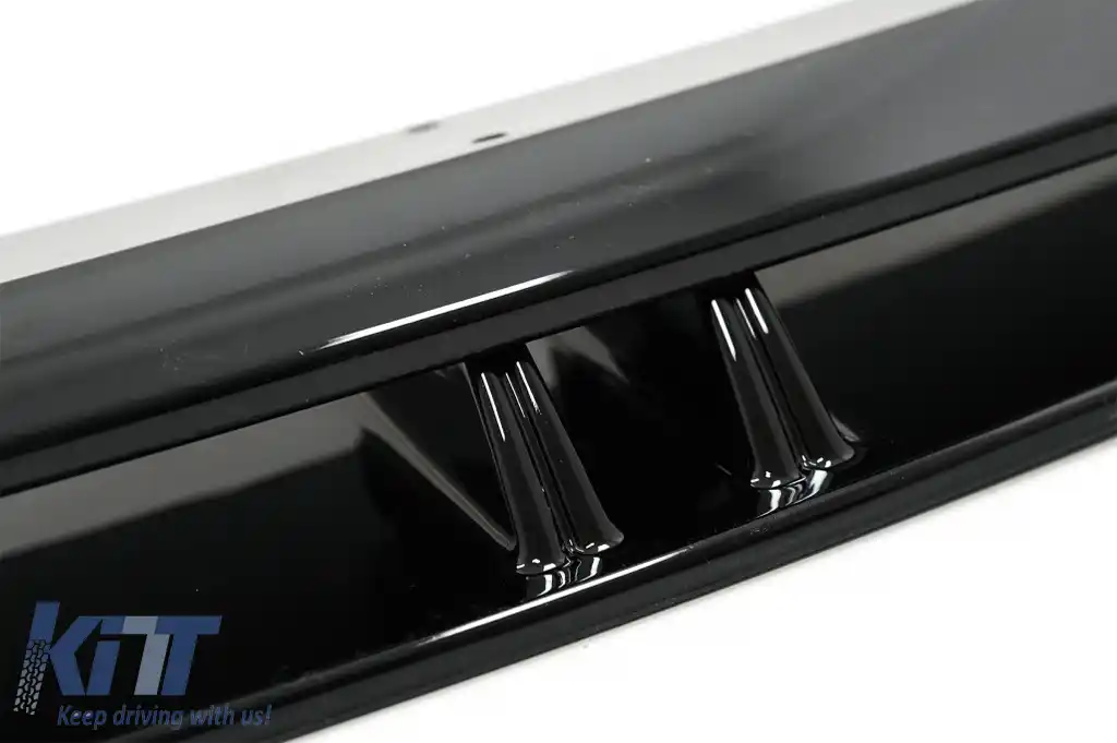 Difuzor Bara Spate si Prelungire Bara Fata Lip compatibil cu Audi A3 8V Hatchback Sportback Facelift (2017-2019) RS3 Design doar pentru bara S-Line-image-6085000