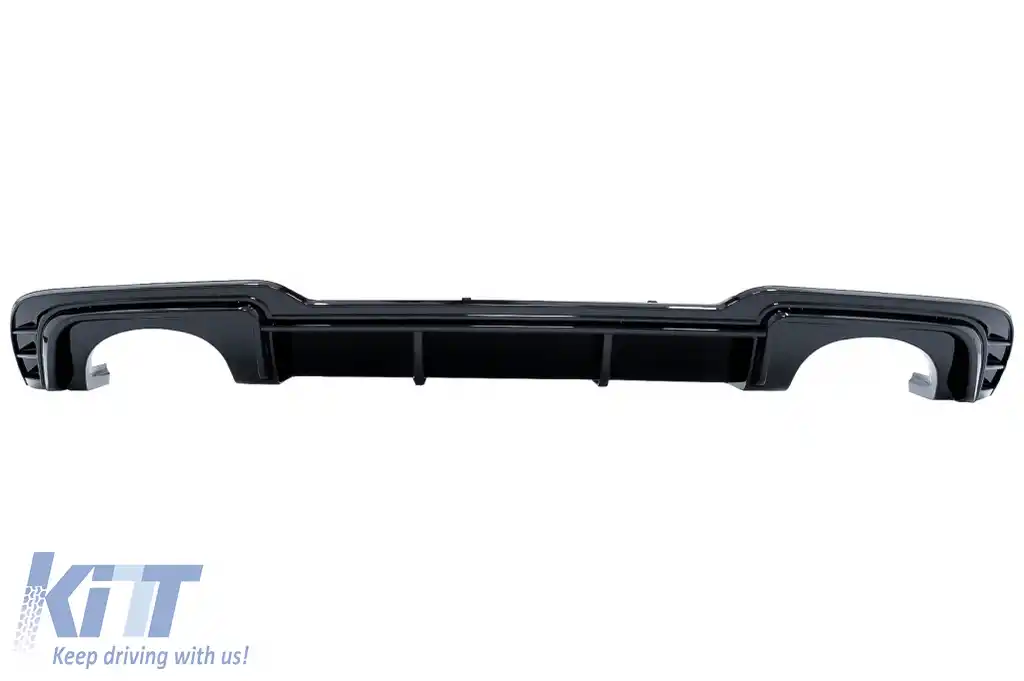 Difuzor Bara Spate si Prelungire Bara Fata Lip compatibil cu Audi A3 8V Hatchback Sportback Facelift (2017-2019) RS3 Design doar pentru bara S-Line-image-6085004