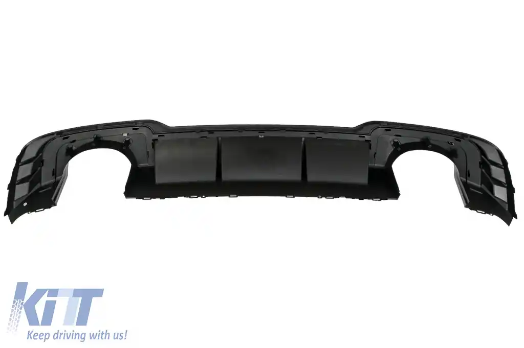 Difuzor Bara Spate si Prelungire Bara Fata Lip compatibil cu Audi A3 8V Hatchback Sportback Facelift (2017-2019) RS3 Design doar pentru bara S-Line-image-6085008