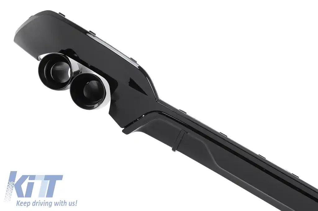 Difuzor Bara Spate si Tobe Ornament compatibil cu BMW 3 Series G20 G28 Sedan G21 Touring (2019-06.2022)-image-6126766