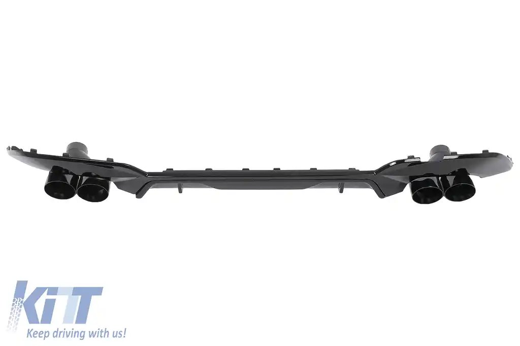 Difuzor Bara Spate si Tobe Ornament compatibil cu BMW 3 Series G20 G28 Sedan G21 Touring (2019-06.2022)-image-6126768