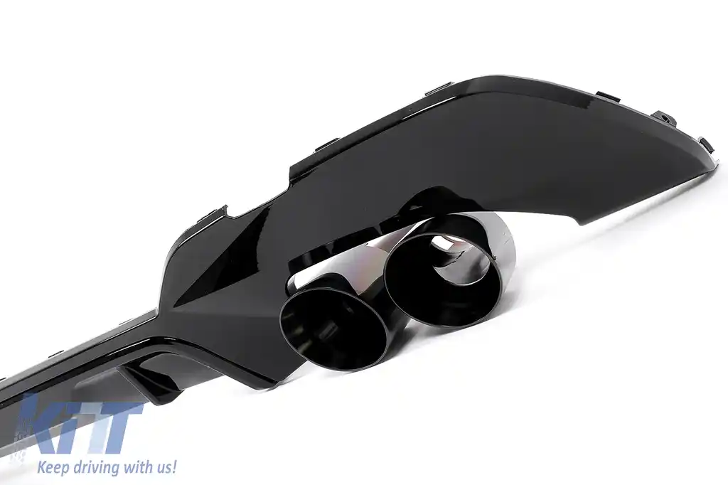 Difuzor Bara Spate si Tobe Ornament compatibil cu BMW 3 Series G20 G28 Sedan G21 Touring (2019-06.2022)-image-6126769