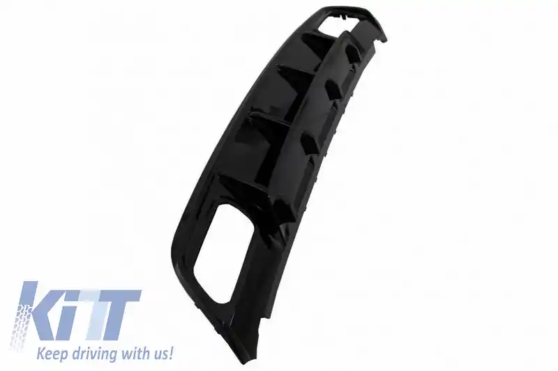Difuzor de bara spate potrivit pentru Mercedes-Benz A-Class W176 12-18 A45 A Design Look din plastic ABS 1buc-image-6324105
