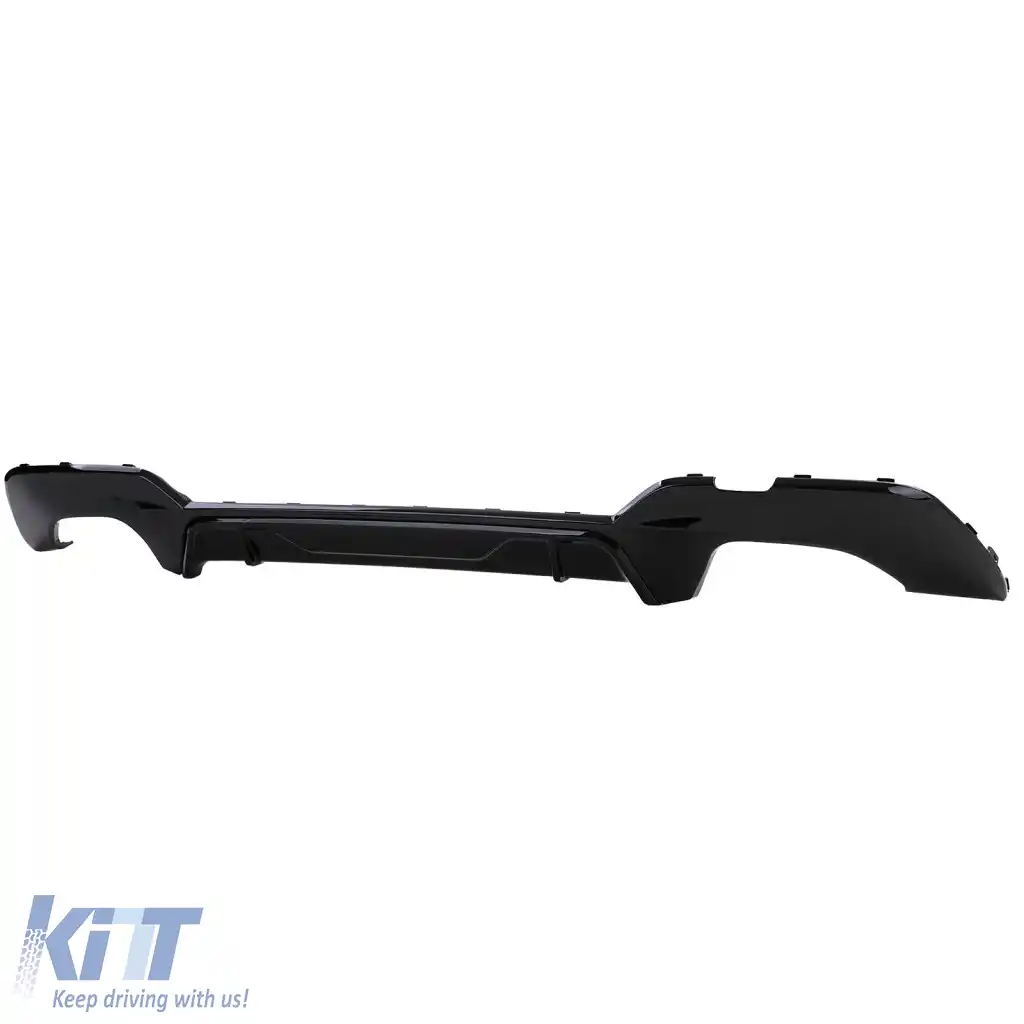 Difuzor + țeavă de eșapament duală dreapta stânga neagră, potrivit pentru BMW Seria 3 G20 G21 318 320-image-6277928