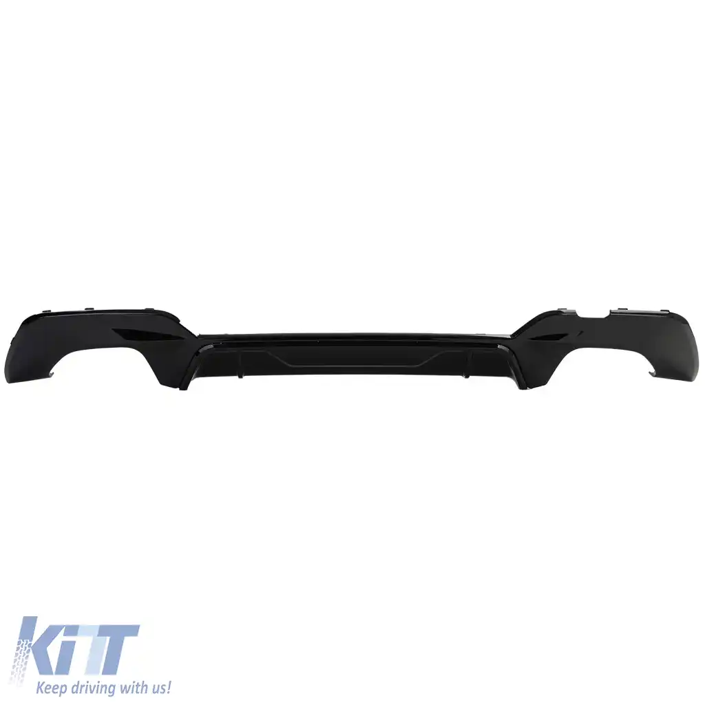 Difuzor + țeavă de eșapament duală dreapta stânga neagră, potrivit pentru BMW Seria 3 G20 G21 318 320-image-6277929