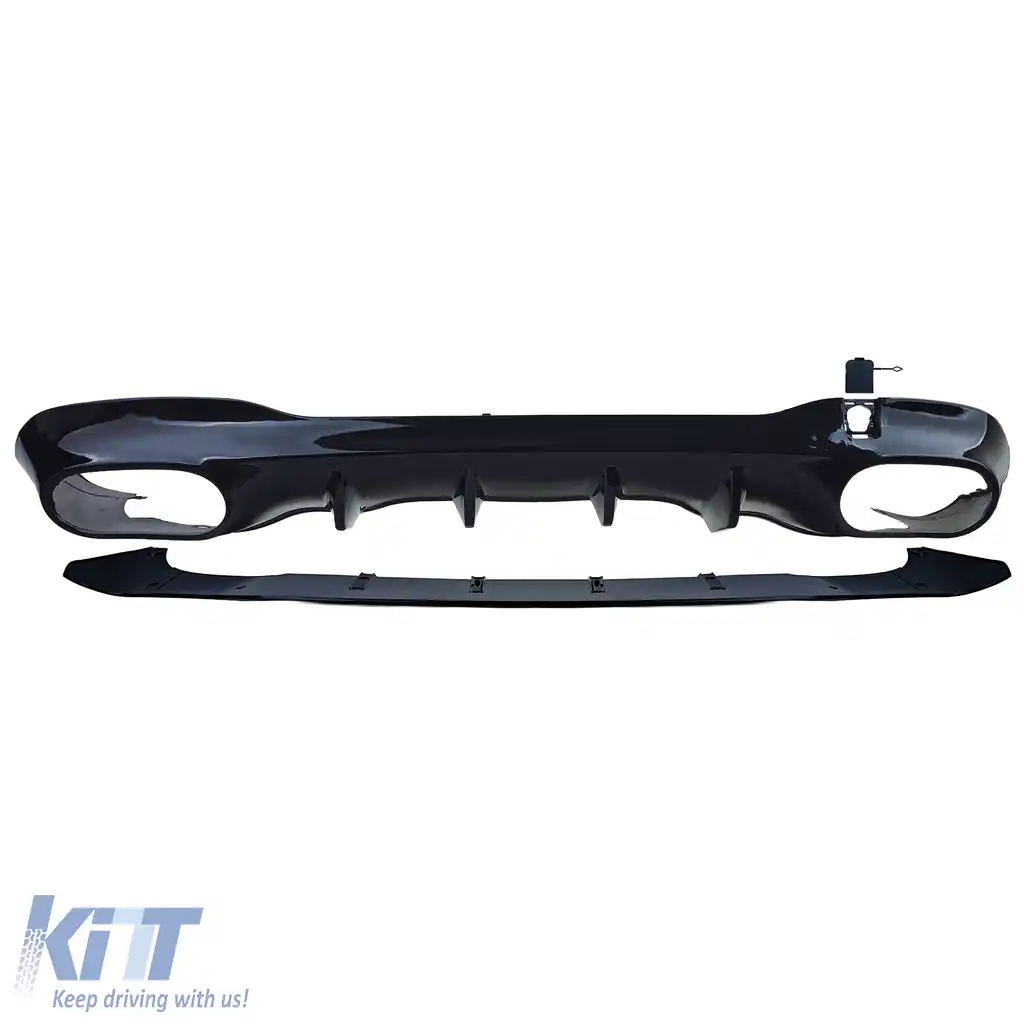 Difuzor grilă bumper kit caroserie sport pentru Mercedes CLA X118 C118 din 2019-image-6208587
