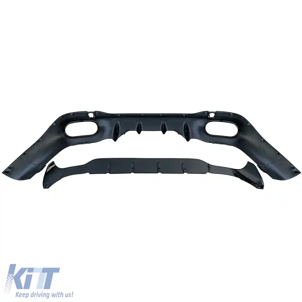 Difuzor grilă bumper kit caroserie sport pentru Mercedes CLA X118 C118 din 2019-image-6208588