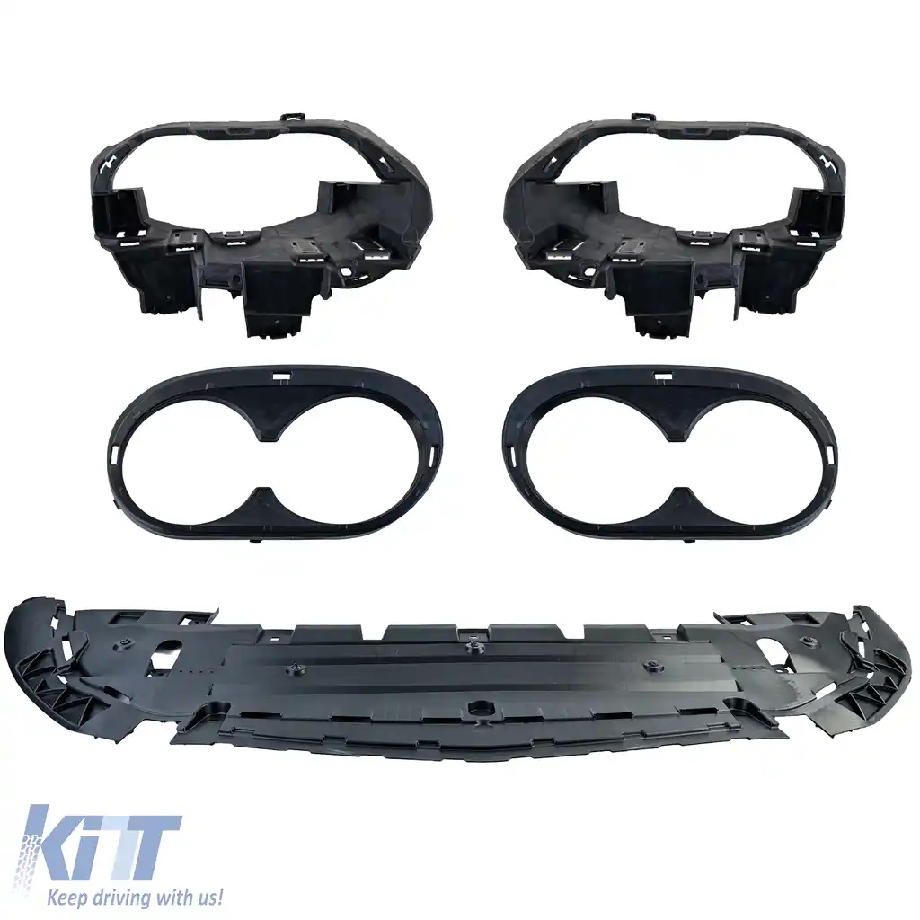 Difuzor grilă bumper kit caroserie sport pentru Mercedes CLA X118 C118 din 2019-image-6208589