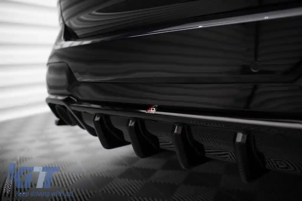 Difuzor Maxton Design potrivit pentru bara M din spate a BMW X3 F97 după 2021 -oo--oo-, lac negru-image-6236340
