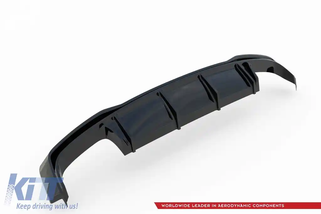 Difuzor Maxton Design potrivit pentru bara S-Line din spate a Audi A7 C8 după 2017, lac negru-image-6140198