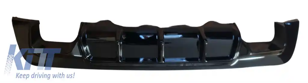Difuzor nervurat potrivit pentru BMW E60 E61 Clasă Înaltă cu cleme-image-6326129
