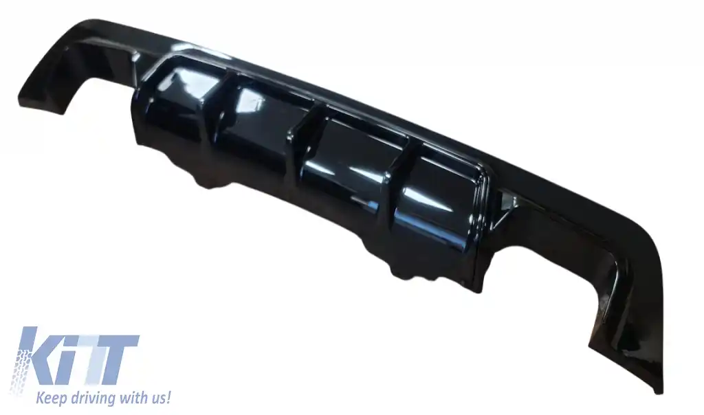 Difuzor nervurat potrivit pentru BMW E60 E61 Clasă Înaltă cu cleme-image-6326130