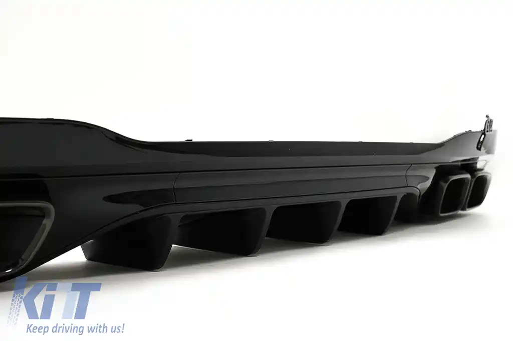 Difuzor pentru bara spate compatibil cu Mercedes C Class W206 S206 Sport Line (2021+) C63 Design-image-6095376