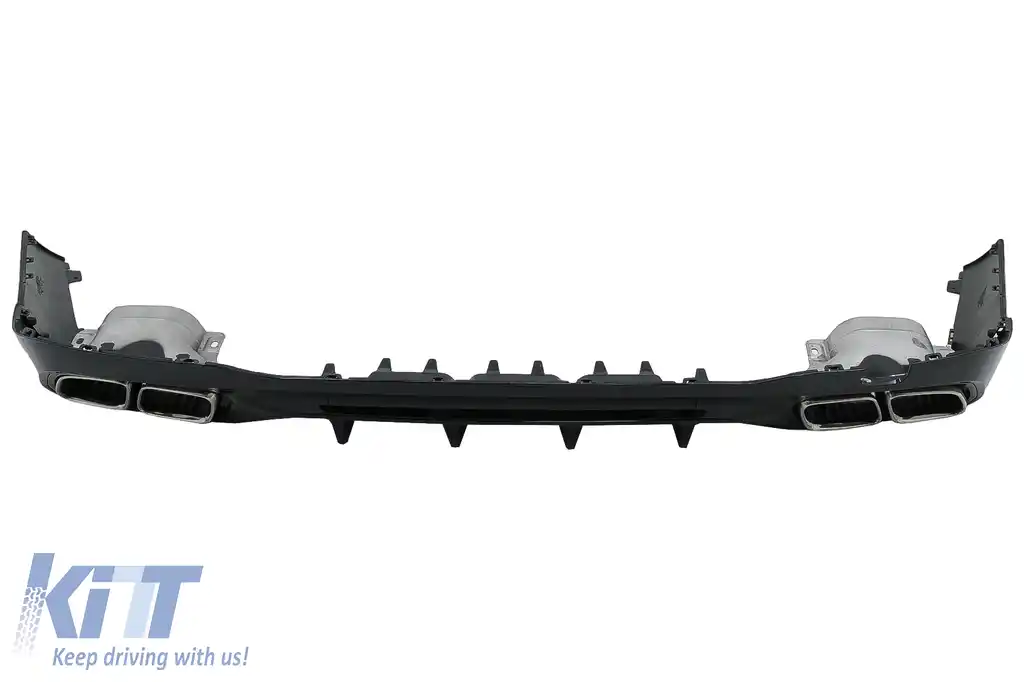 Difuzor pentru bara spate compatibil cu Mercedes C Class W206 S206 Sport Line (2021+) C63 Design-image-6096092