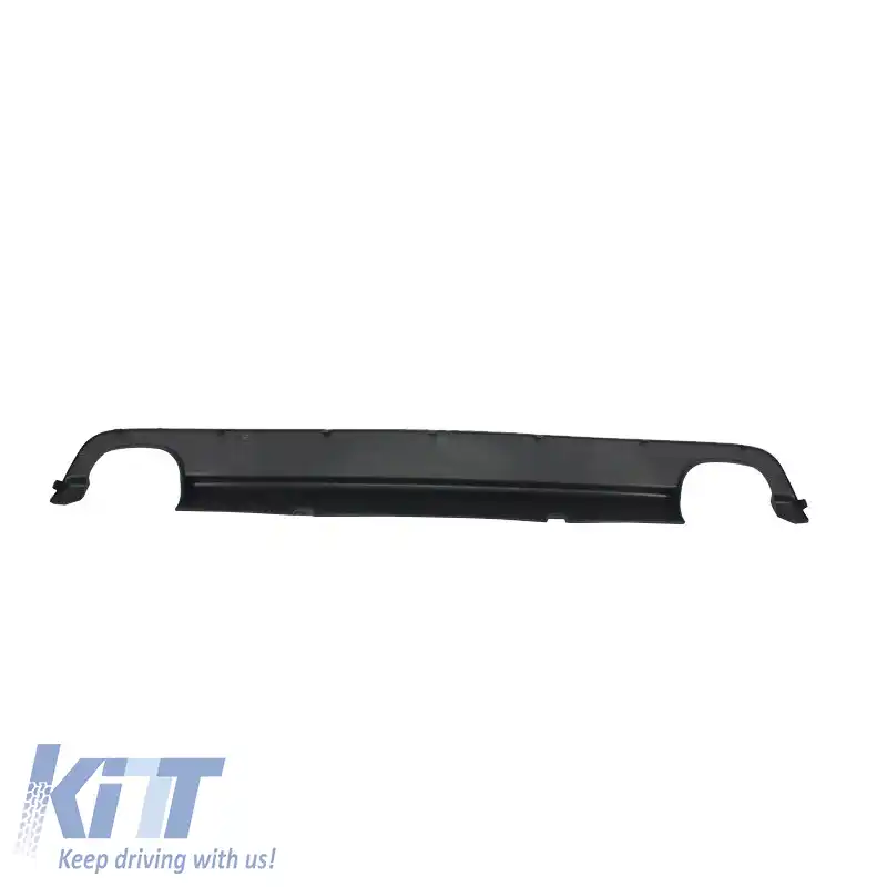 Difuzor pentru bara spate potrivit pentru BMW 5 E39 95-03 M5 cu 2 ieșiri de evacuare duble stânga și dreapta din plastic ABS 1buc.-image-6299235