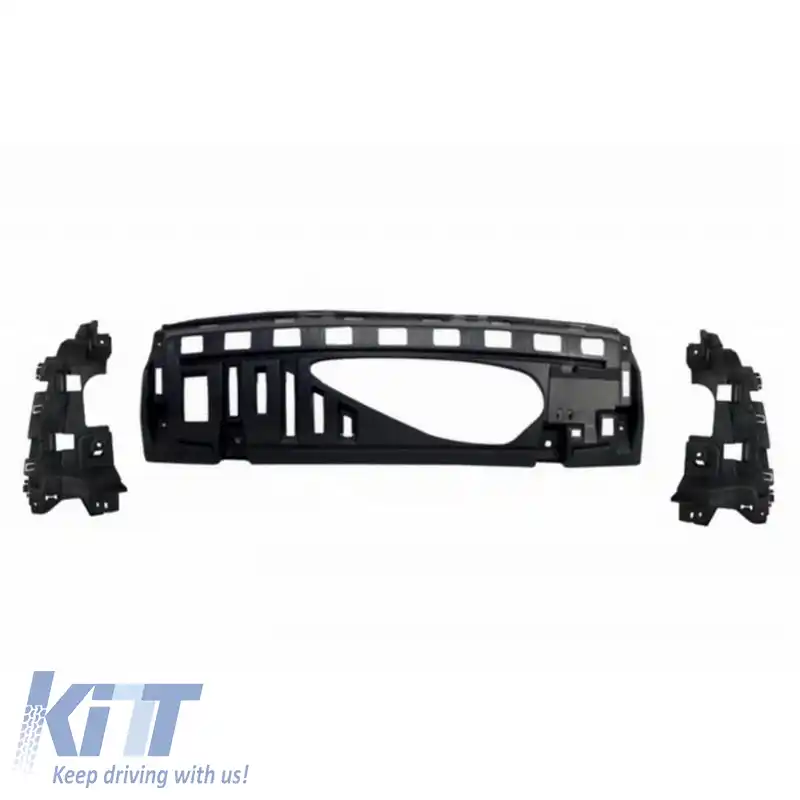 Difuzor pentru bara spate potrivit pentru Mercedes-Benz E-Class W213 16-19 Bara de design A Negru/Chrome Fabricat din plastic ABS 1buc-image-6294990