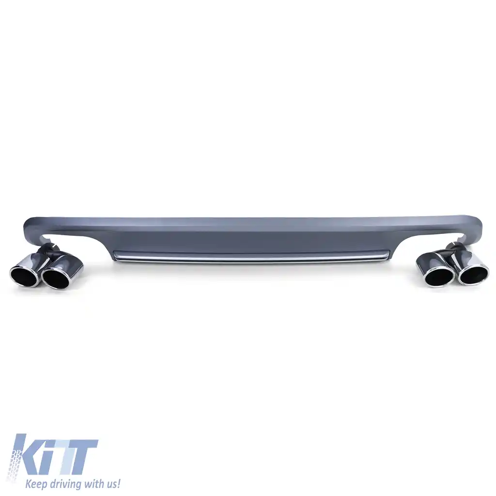 Difuzor posterior de conversie duplex + țevi de eșapament duale pe ambele părți, potrivit pentru Audi A5 8T 11-17-image-6198600