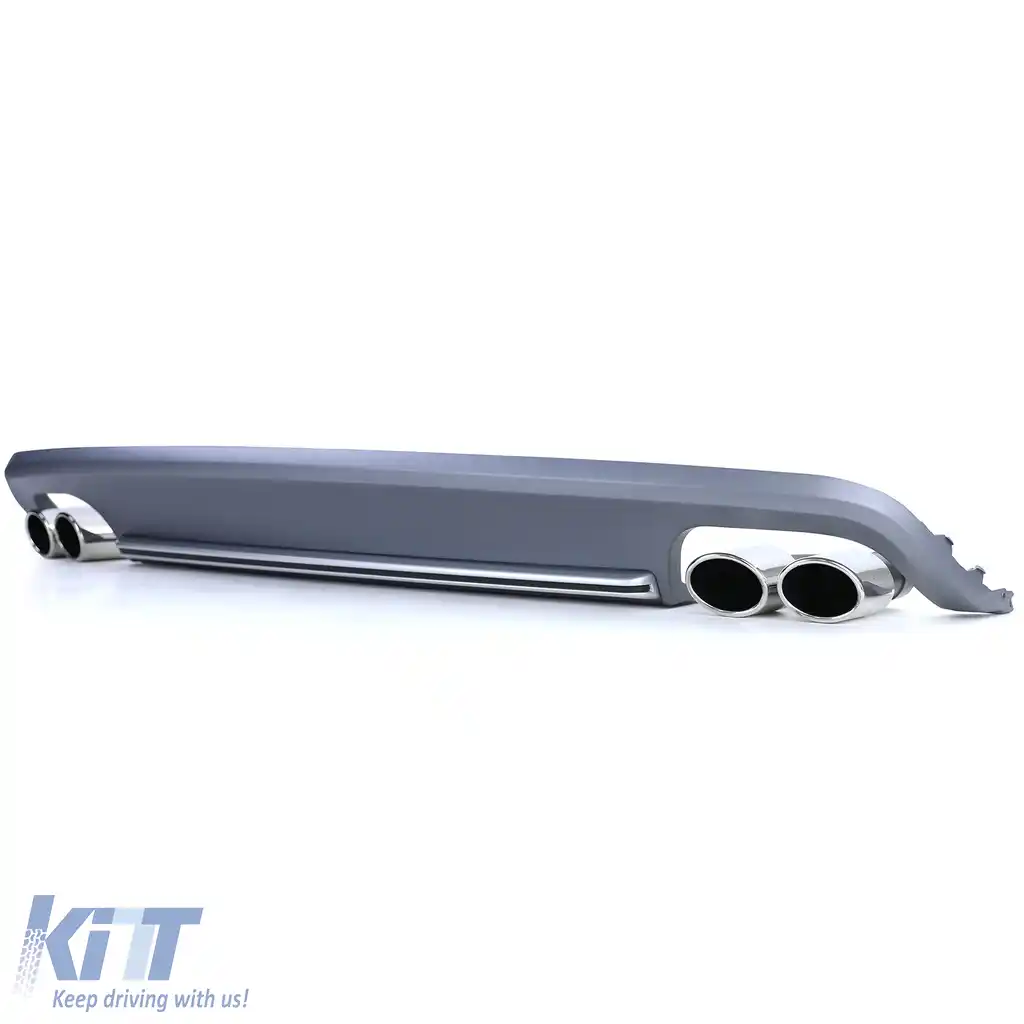 Difuzor posterior de conversie duplex + țevi de eșapament duale pe ambele părți, potrivit pentru Audi A5 8T 11-17-image-6198601