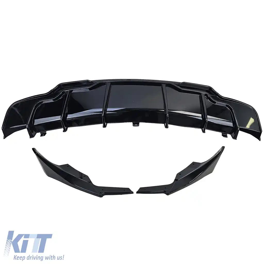 Difuzor posterior de performanță negru lucios, potrivit pentru Tesla Model 3 2017-2023-image-6205845