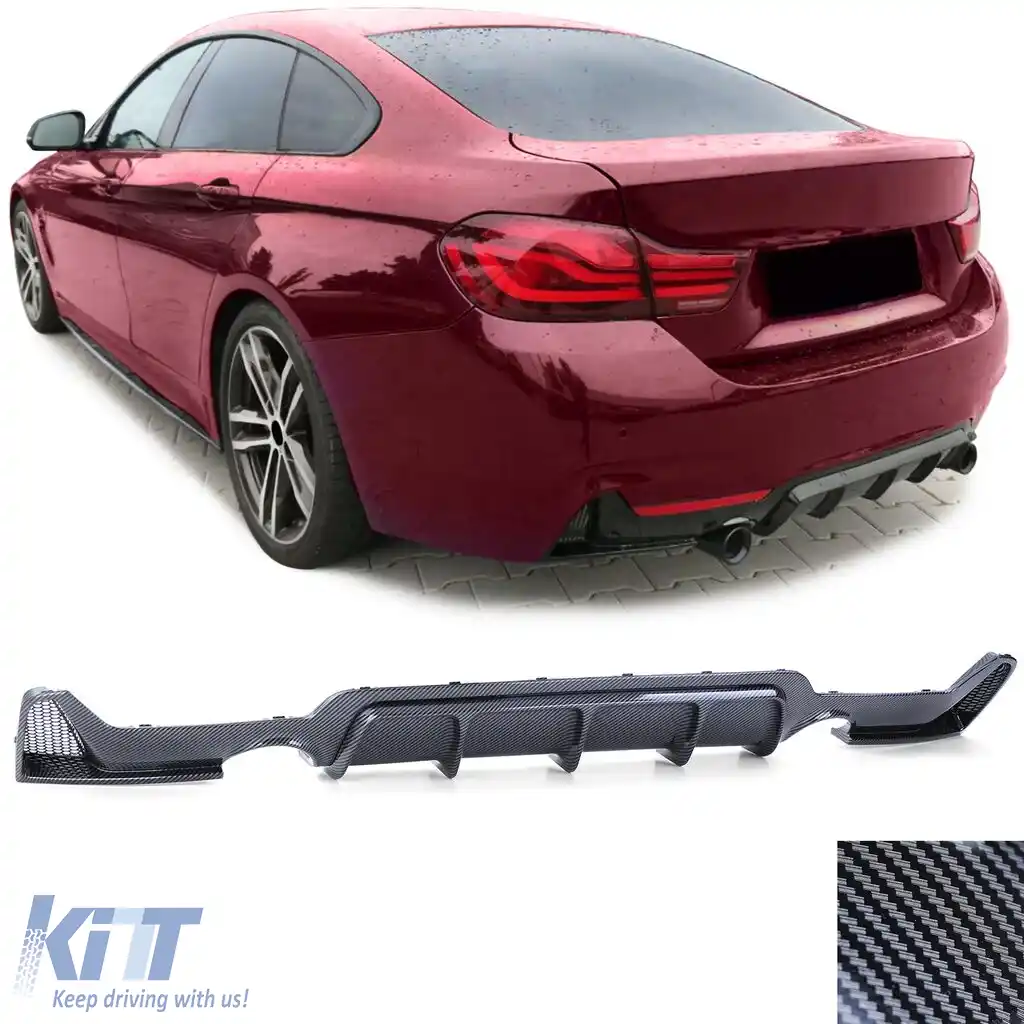 Difuzor posterior din carbon pentru performanță, potrivit pentru BMW Seria 4 F32 F33 F36 435i 440i