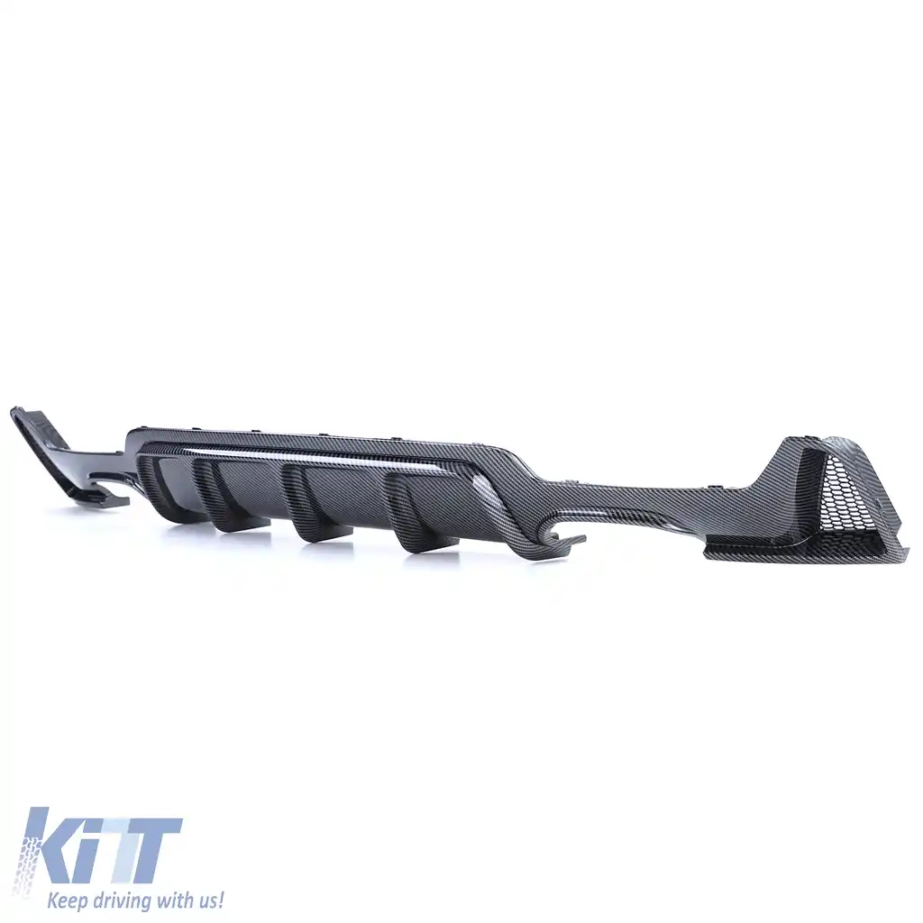 Difuzor posterior din carbon pentru performanță, cu țeavă dublă stânga+dreapta, potrivit pentru BMW Seria 4 F32 F33 F36-image-6206364
