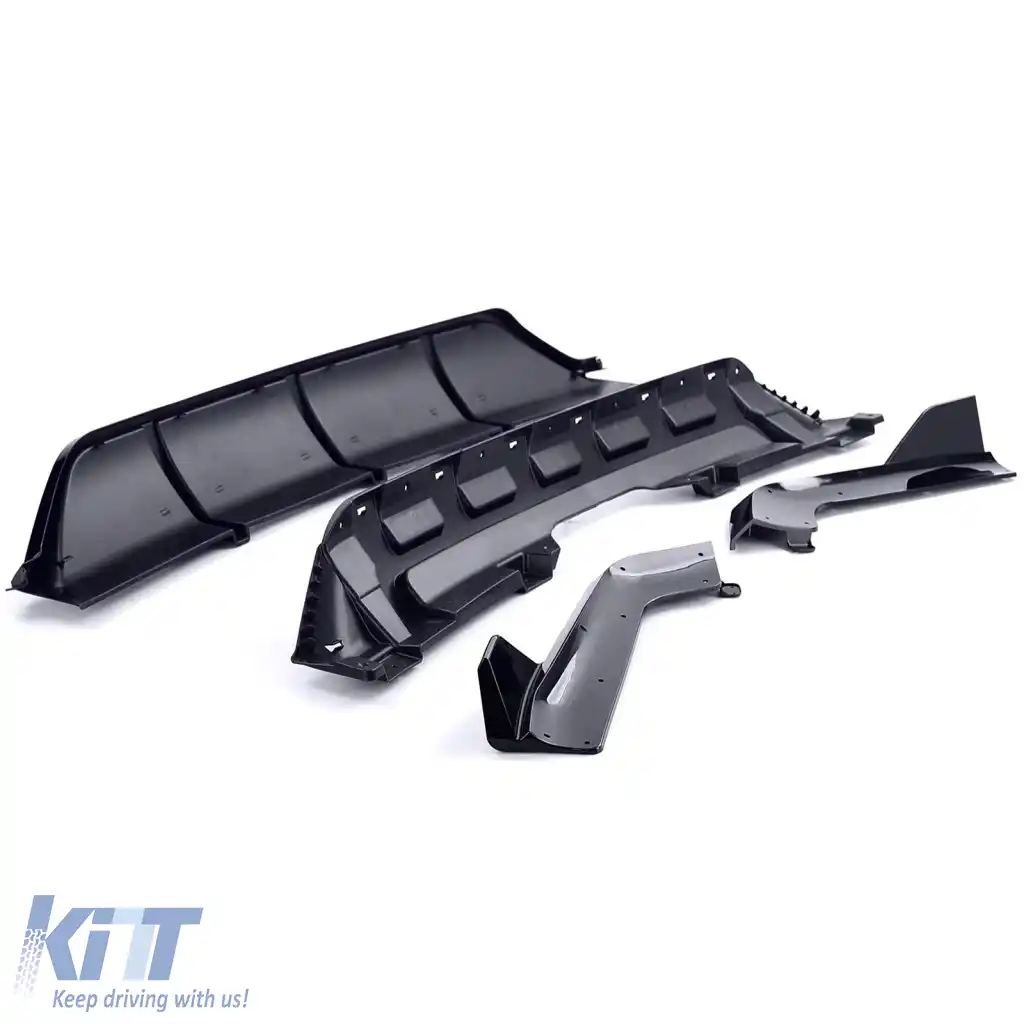 Difuzor spate aspect performant negru lucios potrivit pentru BMW X5 F15 13-18-image-6264149